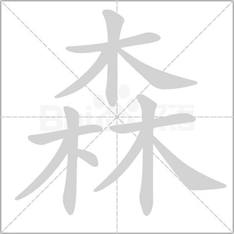 森字|森的意思，森字的意思